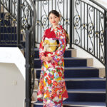 贅を極めた友禅染めの至高の赤